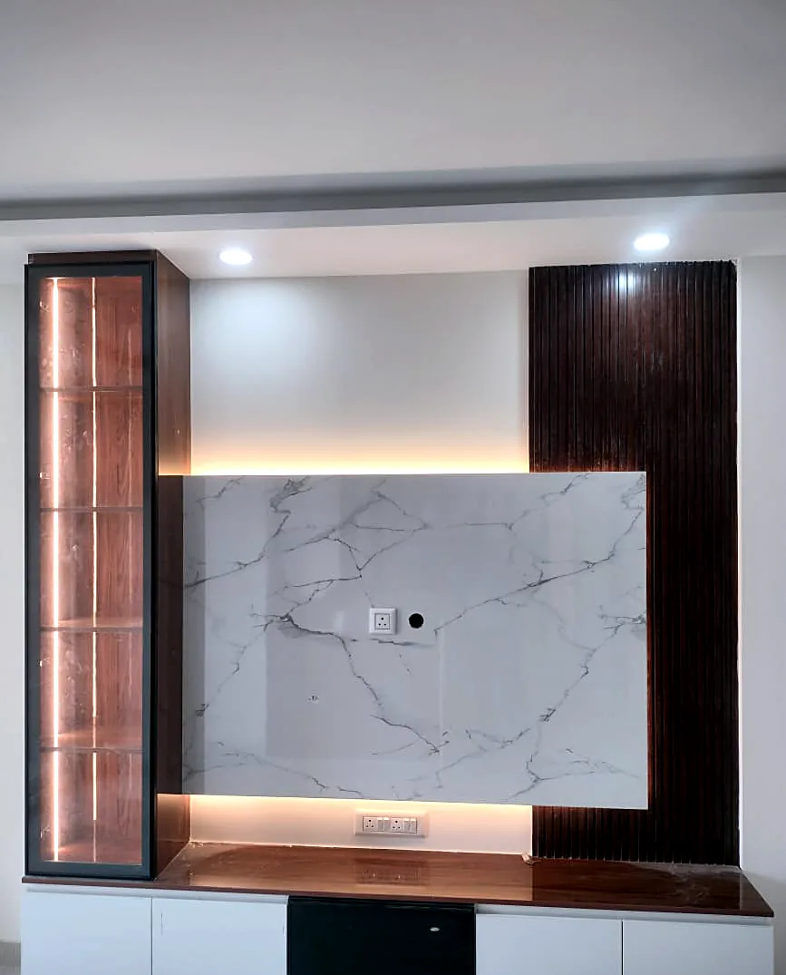 Marble TV Wall