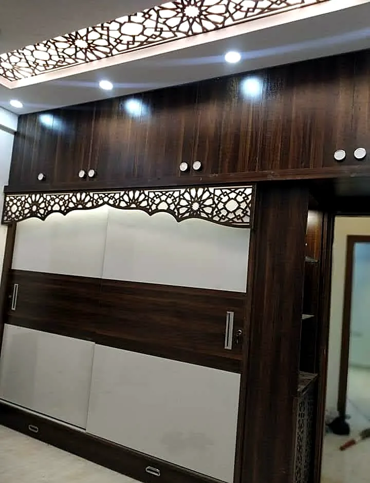 Walnut Sliding Wardrobe